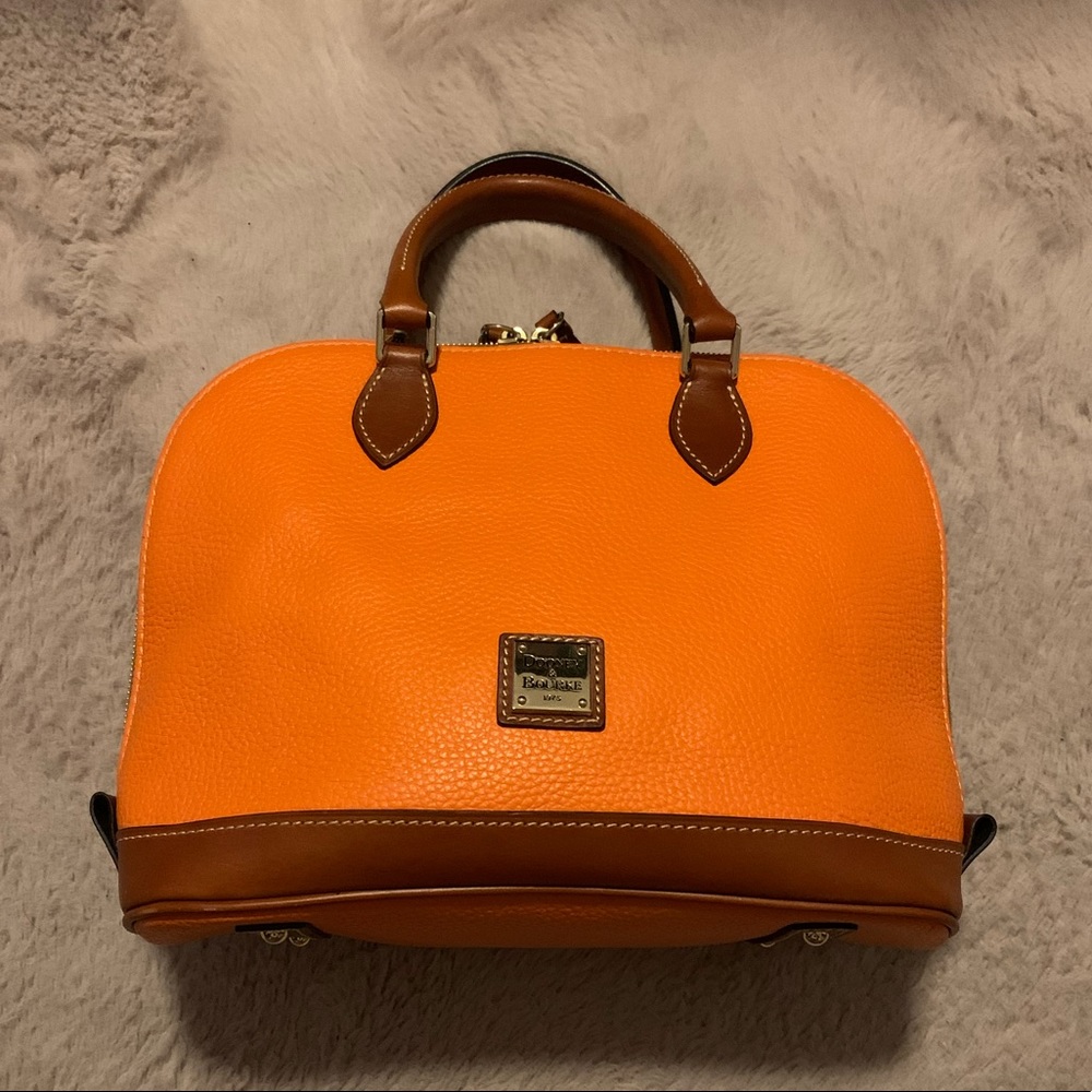 Dooney & Bourke Pebble Grain Zip Zip Satchel